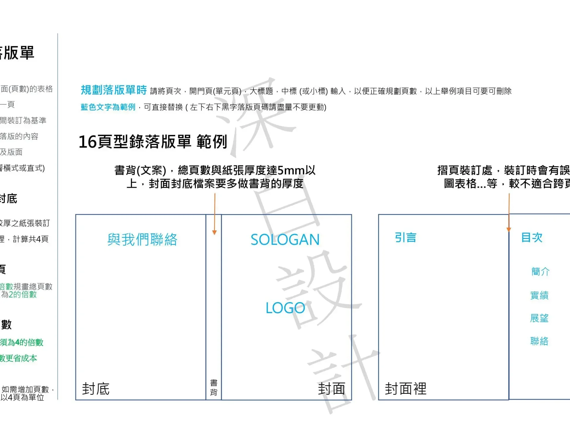 刊物編排的前置作業落版
