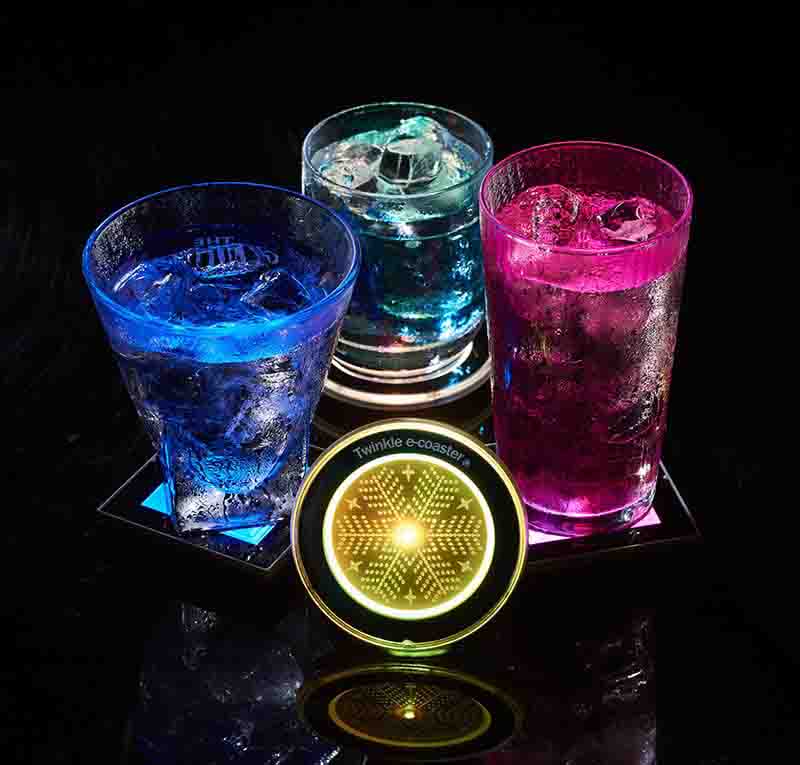 LED 杯墊產品攝影作品一